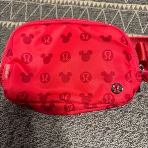 Lululemon Red Disney Mickey Mouse Bag